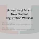 Ppt – University Of Miami New Student Registration Webinar Inside University Of Miami Powerpoint Template