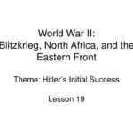 Ppt – World War Ii: Blitzkrieg, North Africa, And The Pertaining To World War 2 Powerpoint Template