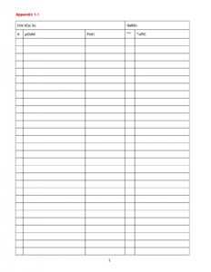 Printable 3 Column Chart With Lines | Template Business Psd throughout 3 Column Word Template