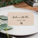 Printable Place Cards, Place Card Template, Editable Place within Printable Escort Cards Template