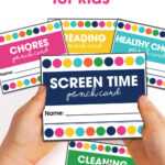 Printable Punch Cards For Kids | Moritz Fine Designs With Regard To Reward Punch Card Template
