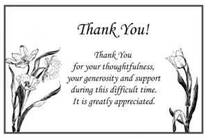 Printable Thank You Cards – Free Printable Greeting Cards regarding Sympathy Thank You Card Template