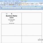 Printing Business Cards In Word | Video Tutorial With Plain Business Card Template Word