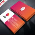 Professional Business Card Psd Free Download Intended For Visiting Card Template Psd Free Download