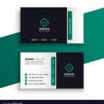 Professional Elegant Business Card Design Template In Template For Calling Card