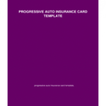 Progressive Insurance Card Template Pdf Fillable – Fill With Regard To Proof Of Insurance Card Template