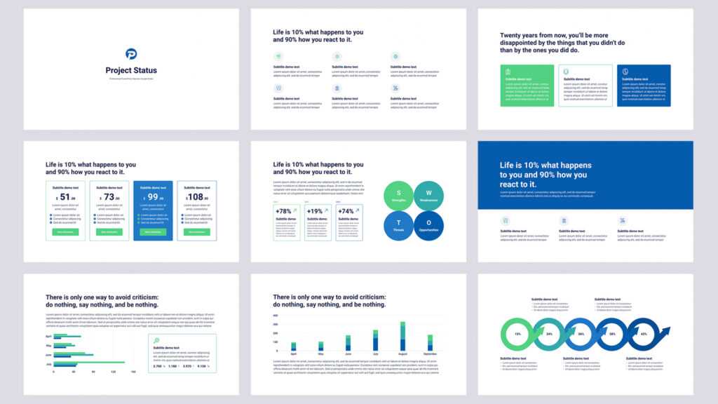 Project Status Reporting Templates For Keynote – Download Now! within ...