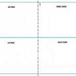Quarter Fold Card Template ~ Addictionary In Quarter Fold Birthday Card Template