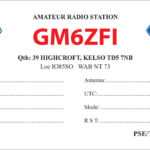Radio Amateur Qsl Card Printers Uk – Examples Of Printed Qsl Pertaining To Qsl Card Template