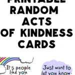 Random Acts Of Kindness Cards – Blessing Manifesting For Random Acts Of Kindness Cards Templates
