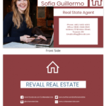 Red Real Estate Business Card Template With Regard To Real Estate Agent Business Card Template