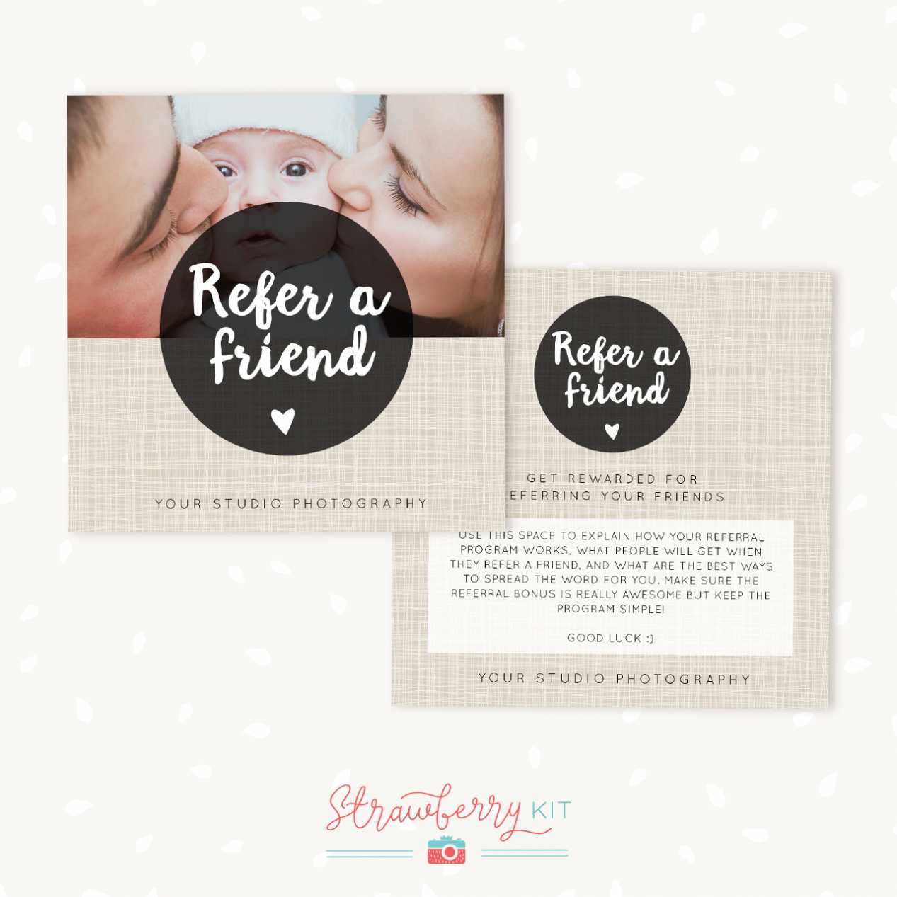 Photography Referral Card Templates Creative Inspirational Template Examples 4972