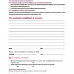 Restaurant Guest Comment Card Template ~ Addictionary With Regard To Table Reservation Card Template