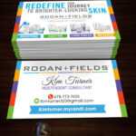 Rodan &amp; Fields Business Cards Style 1 From Kz Creative Services intended for Rodan And Fields Business Card Template