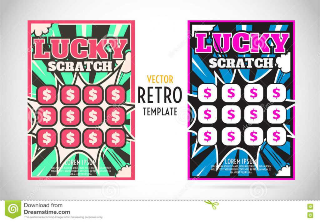 Scratch Ticket Stock Illustrations – 407 Scratch Ticket pertaining to Scratch Off Card Templates