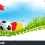 Soccer Football Game Background Design Template Stock Vector Inside Soccer Referee Game Card Template