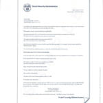 Social Security Award Letter – Fill Online, Printable In Social Security Card Template Pdf