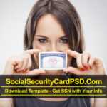 Social Security Card Psd Template Collection 2020 Regarding Social Security Card Template Psd