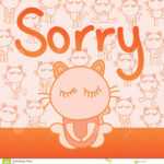 Sorry Card Stock Illustrations – 1,250 Sorry Card Stock For Sorry Card Template