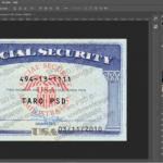 Ssn Card Editable Photoshop Template Pertaining To Ssn Card Template