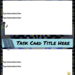 Task Card Template Storyboard By Anna Warfield Throughout Task Card Template