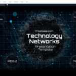 Technology Network Presentation Template | Prezibase Inside Powerpoint Templates For Technology Presentations