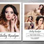 Template : How To Make Your Own Model Comp Card In Photoshop Within Zed Card Template Free