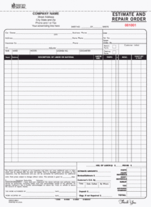 Template : Maintenance Repair Job Card Template | Job Cards in Service Job Card Template
