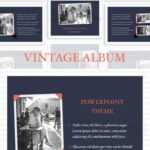 Templates : Vintage Album Powerpoint Template Pertaining To Inside Powerpoint Photo Album Template