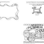 Thank You Teacher Card – Free Printable | Art With Crystal In Thank You Card For Teacher Template