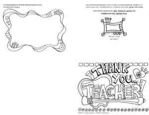 Thank You Teacher Card - Free Printable | Art With Crystal in Thank You Card For Teacher Template