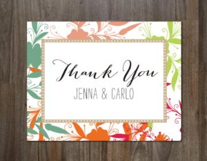 The Best Thank You Cards Template Designs throughout Thank You Note Cards Template