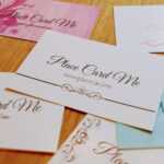 The Definitive Guide To Wedding Place Cards | Place Card Me Intended For Place Card Template Free 6 Per Page