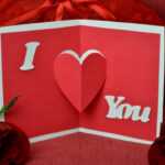 Top 10 Ideas For Valentine'S Day Cards – Creative Pop Up Cards With Twisting Hearts Pop Up Card Template