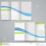 Tri Fold Business Brochure Template Stock Vector Within Three Fold Card Template