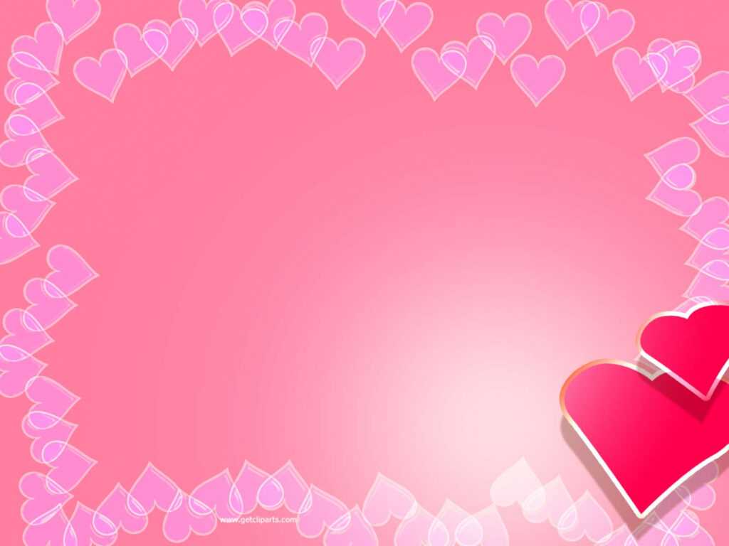 Valentine Background For Powerpoint Border And Frame Ppt Pertaining 
