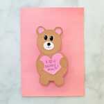 Valentine Bear Card – Hello Wonderful Regarding Teddy Bear Pop Up Card Template Free