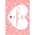 Valentine'S Day Card Template – 5 Free Templates In Pdf With Valentine Card Template Word
