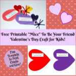 Valentine'S Day Printable Card Crafts For Kids To Create With Valentine Card Template For Kids