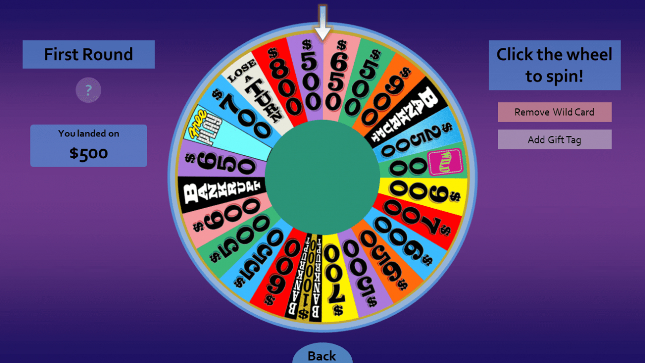 Wheel Of Fortune Powerpoint Template