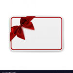 White Blank Gift Card Template Royalty Free Vector Image with regard to Present Card Template