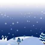 Winter Christmas Day Background For Powerpoint – Christmas Throughout Snow Powerpoint Template