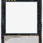 Yu Gi Oh Blank Card Template - Yugioh Xyz Card Template, Hd within Yugioh Card Template