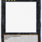 Yu Gi Oh Blank Card Template - Yugioh Xyz Card Template, Hd within Yugioh Card Template